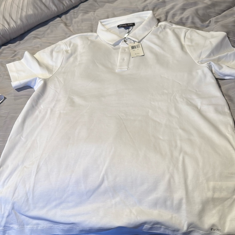 Men’s Xl white polo